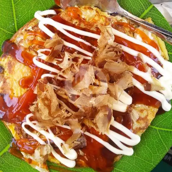 Okonomiyaki Cumi+Sosis | Takoyaki Hidayah