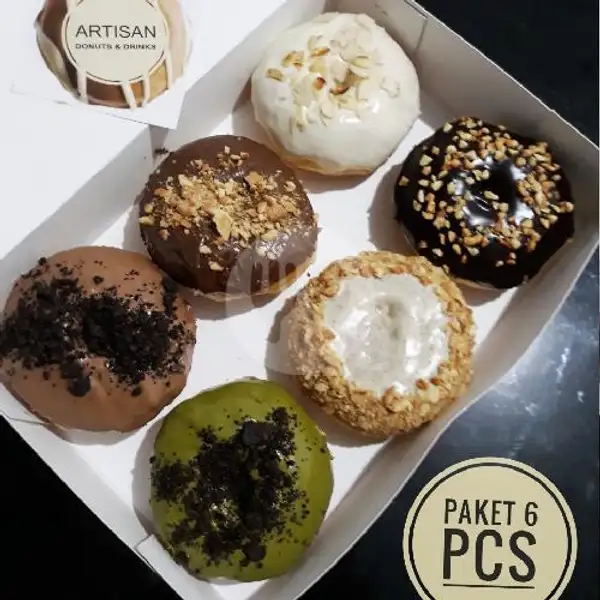 Paket 6 Pcs Donuts Artisan | Donat Artisan, Neptunus