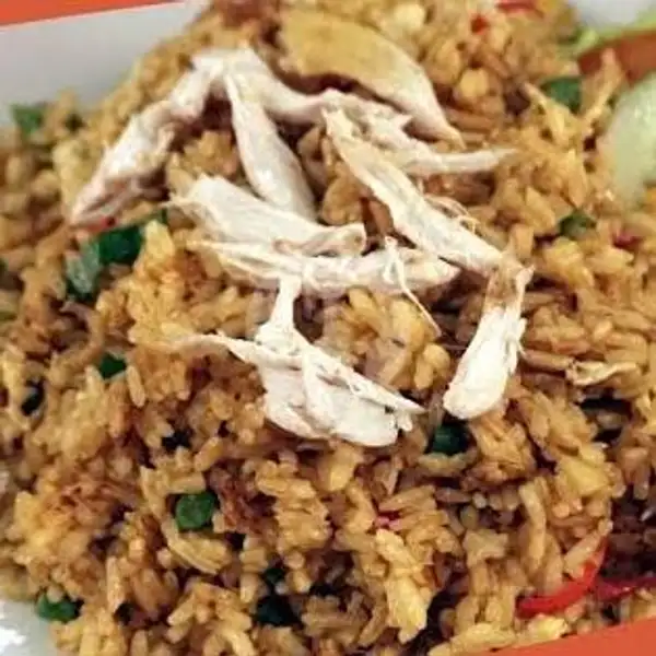Nasi Goreng Ayam (lebih banyak potongan ayamnya) | Warung Sobat, Ibu Sangki