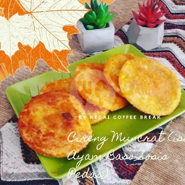 Cireng Muncrat 5pcs (Isi Ayam Pedas, Keju Mozzarella) | Kedai Coffee Break, Curug