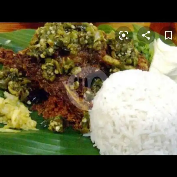 NASI Bebek Goreng SPG Sambal Ijo | Warung Nada, Mataram Kota