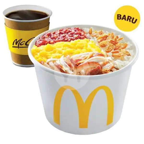 Paket Nasi Uduk McD Ayam Suwir | McDonald's, Galuh Mas-Karawang