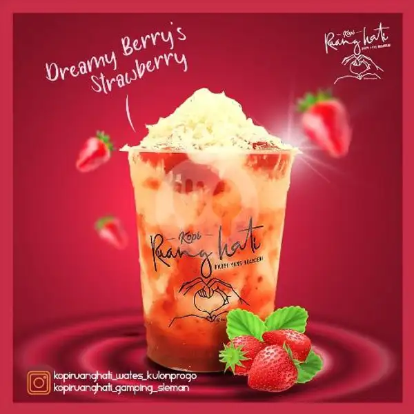 Dreamy Berrys Strawberry | Kopi Ruang Hati, Gamping