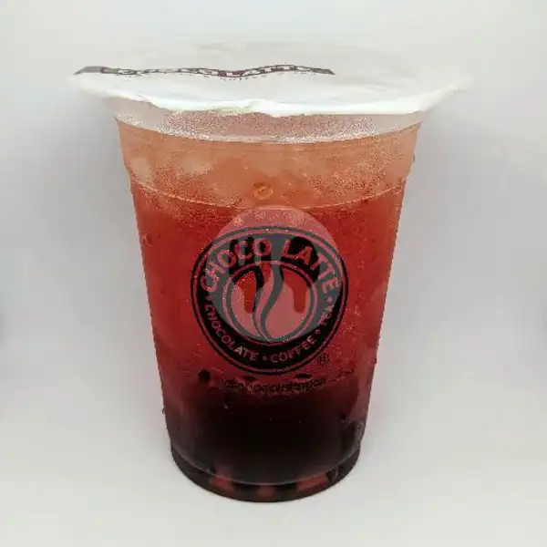 Iced Tea Strawberry | Kedai Coklat & Kopi Choco Latte, Denpasar
