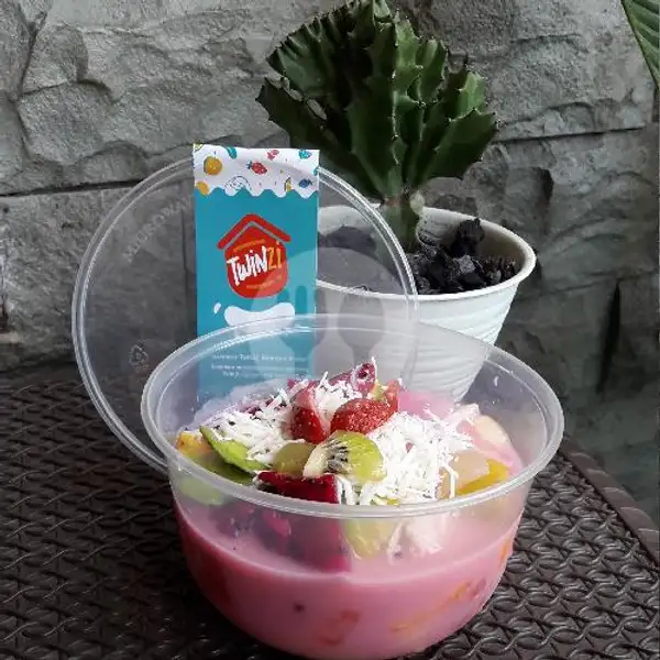Sop Buah Keju | TwinZi (Fruit Salad & Snacks), Pakis