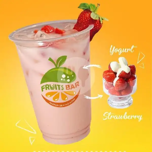Yogurt Strawberry | Fruits Bar, Mall Boemi Kedaton