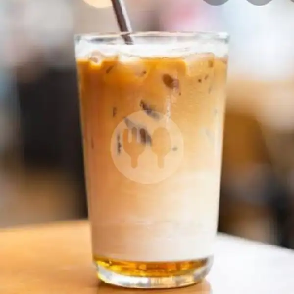 iced nescafe coffee,gula aren,fress milk,creamer,milk evaporated | Es Permen Karet Oscar 
