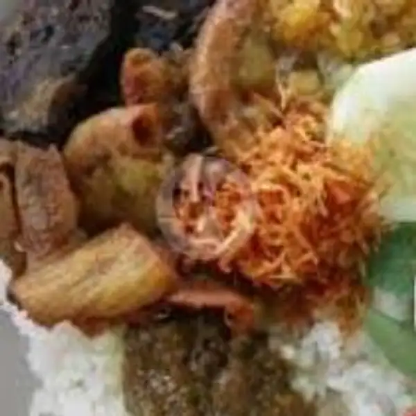 Nasi Usus Goreng Sambal Pencit+Air Mineral | Penyetan Jontor, Driyorejo
