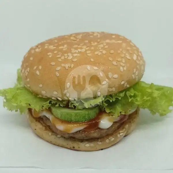 Burger Reguler | RAJA THAI TEA, Kopo