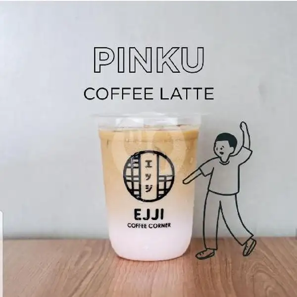 Pinku Coffee Latte | Ejji Coffee Corner Renon, Tantular Bar