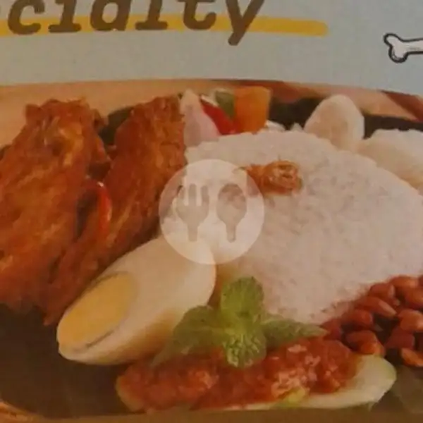 Nasi Lemak Ayam Goreng Kalasan | Uncle K Bangau