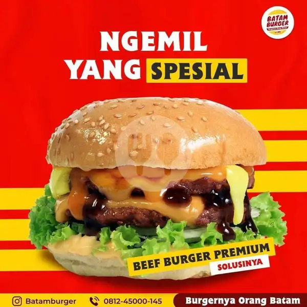 BIG CHICKEN BURGER ( 3 lapis ayam, 3 lapis keju ) | Burger Ramly / Batam Burger, Batam Kota