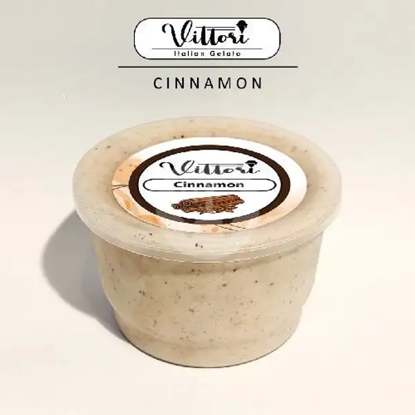 Ice Cream Es Krim Gelato Vittori - Cinnamon | Vittori Gelato