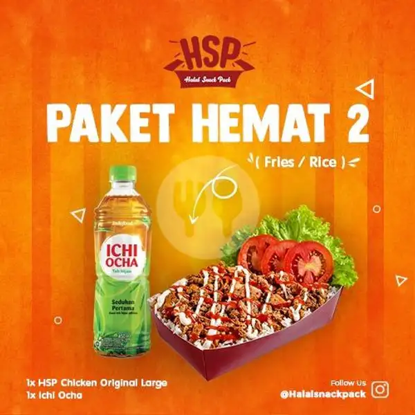Paket Hemat 2 | HSP (Halal Snack Pack), Petojo Utara