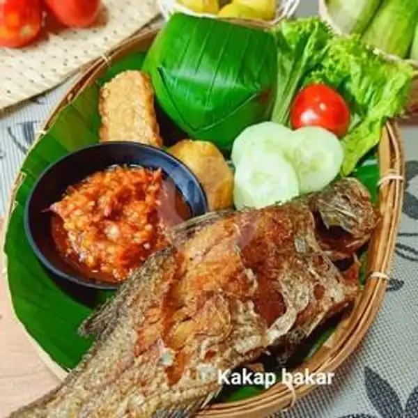 Nasi Timbel Kakap Goreng | Ayam Bakar Dan Ikan Bakar Selera Nusantara, Dapur Nusantara