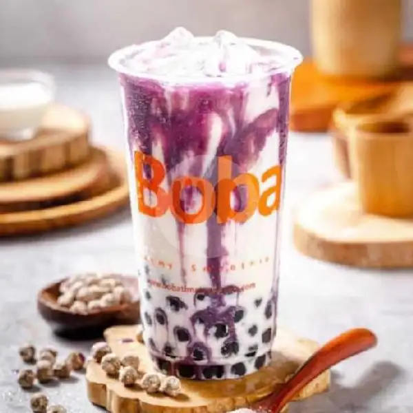 Taro Boba Milk | The Bobatime, Cilacap