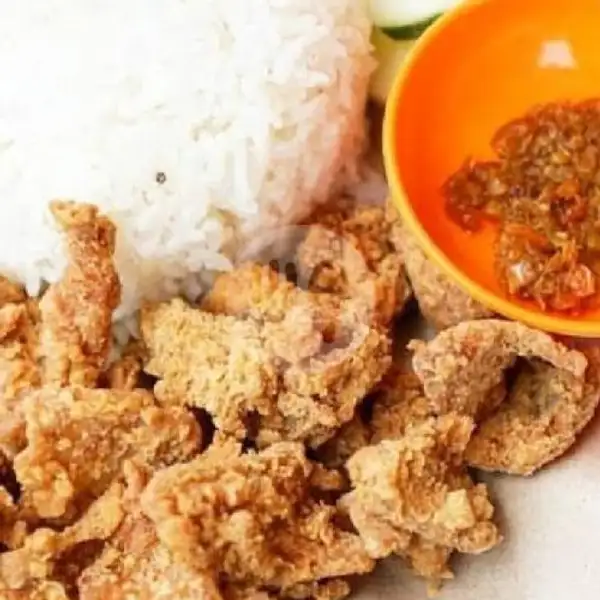 Nasi Ayam Tepung Crispy Suerr | Nasi Goreng Dan Mie Tumis Mimi, Sako