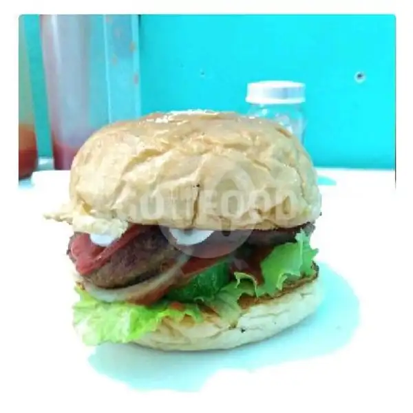 Burger Double Daging | Burger Jumbo, Atletik