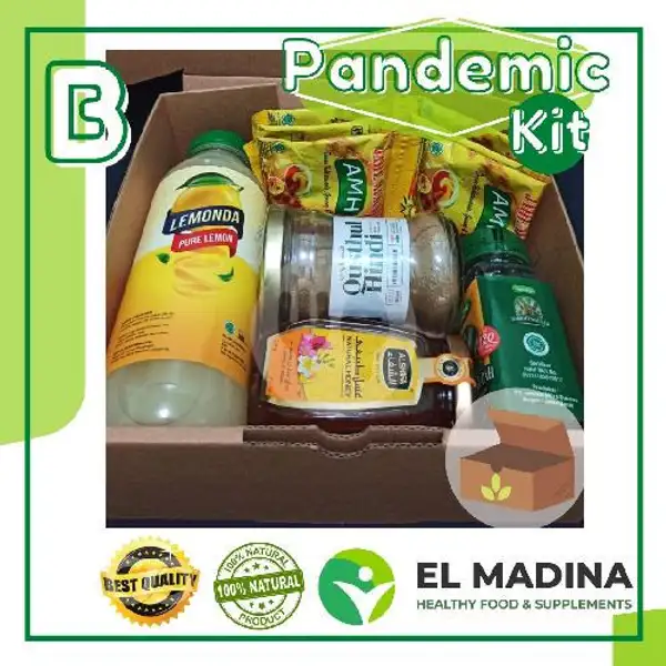 Pandemic Kit Paket B | Susu Kurma Extra Sukur dan Aneka Produk Halal, Cilodong