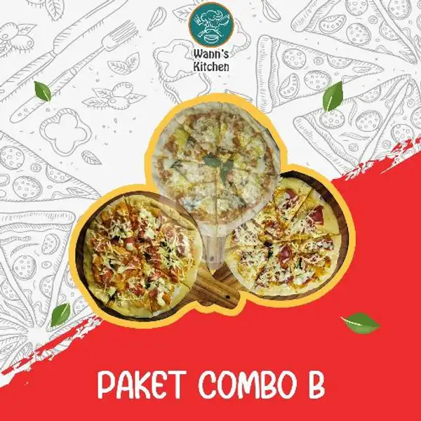 PAKET COMBO B (Larg Beef Ham Pizza, Larg Sausage Pizza, Large Romana Pizza) | Wann's kitchen
