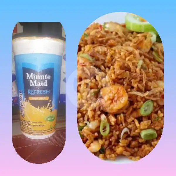 Nasi Goreng Seafood Gratis Minuman Jeruk | Nasi Goreng Seafood Mas Alex 2, Cinambo