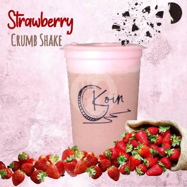 Strawberry CrumbShake | Rice Bowl Koin Tlogosari