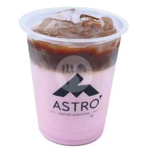 Ice Pink Coconut Latte | Astro Coffee Mocktail, Veteran