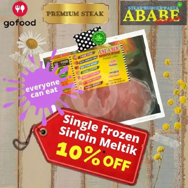 Single Frozen Wagyu Sirloin Meltique/Meltik | Ababe Steak, Pondok Labu
