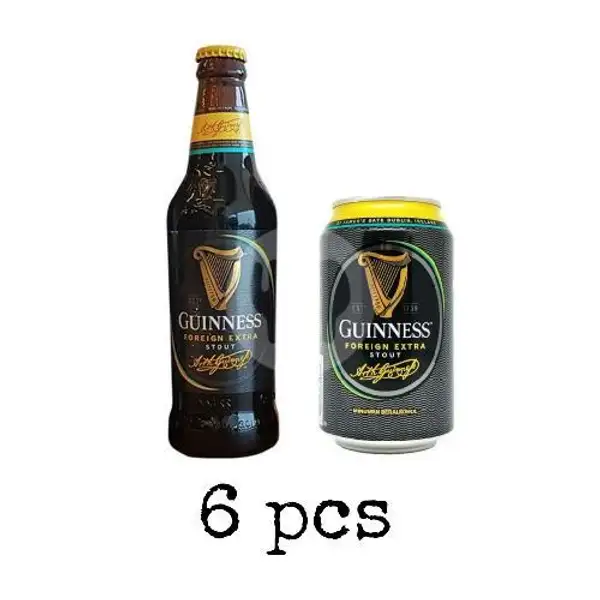 6 Pcs Guinness Pint/Can 330ml | Buka Botol Green Lake