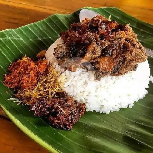Nasi Krawu Original Daging | Nasi Krawu Bu Wahyuni, Lowokwaru