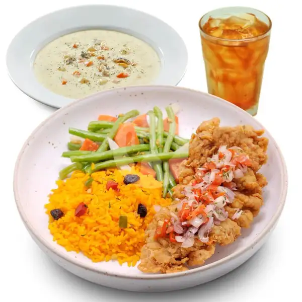 Fried Chicken in Dabu-Dabu Sauce | Fish & Co., Summarecon Mall Bekasi