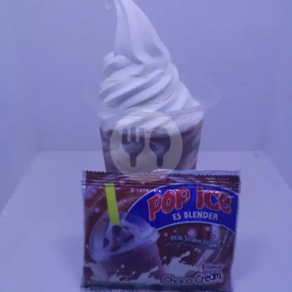 Pop Ice Coklat Biskuit | Ice Cream 884, Karawaci