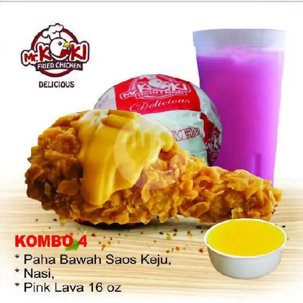 Kombo 4 | Mr Koki Fried Chicken, Bukit Kecil