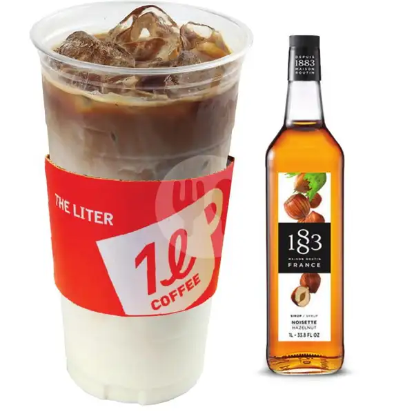 Hazelnut Latte Ice (TALL Size 14 oz) | The Liter, Summarecon Bekasi