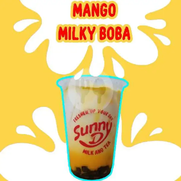 Mango Milky Boba | Sunny D Milk and Tea