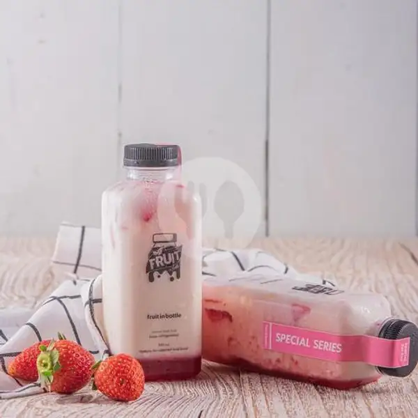 Korean Strawberry Milk 250Ml | Fruit in Bottle Juice, Komodo