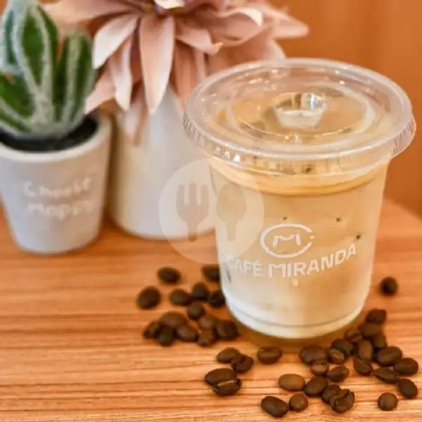 Ice Hazelnut Latte | Cafe Miranda Lampumg
