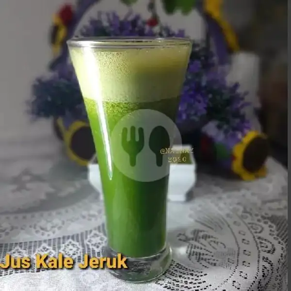 Juice Mix Sayur Dan Buah ( Kale Curly + Jeruk ) | Juice Buah Ori