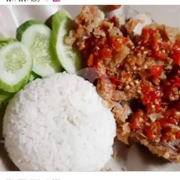 Nasi Ayam Geprek | Kembar Barokah (Sego Sambel Suroboyo), Simorejo Sari