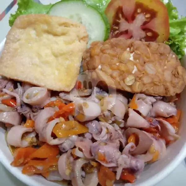 Rice Bowl Cumi Asin Pedas + Tahu + Tempe | Kawaii.lpg ricebowl, Jalan Kamboja