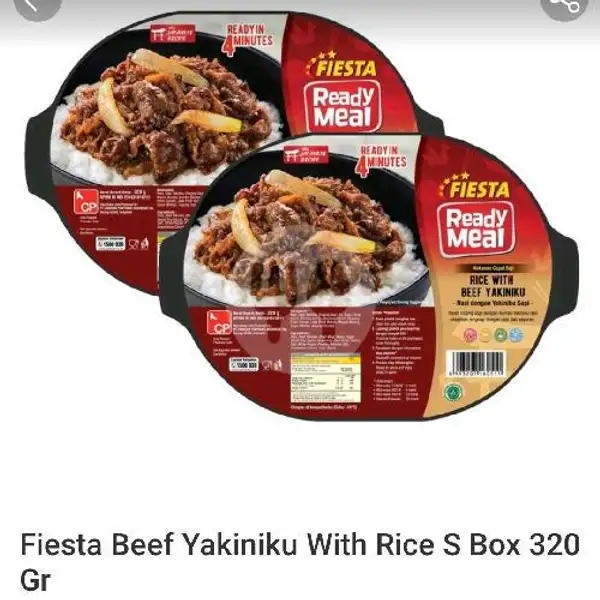 Fiesta Ready Meal Beef Yakiniku With Rice - Frozeen | Bubuk Kopi, Perumahan Kopo Permai 3