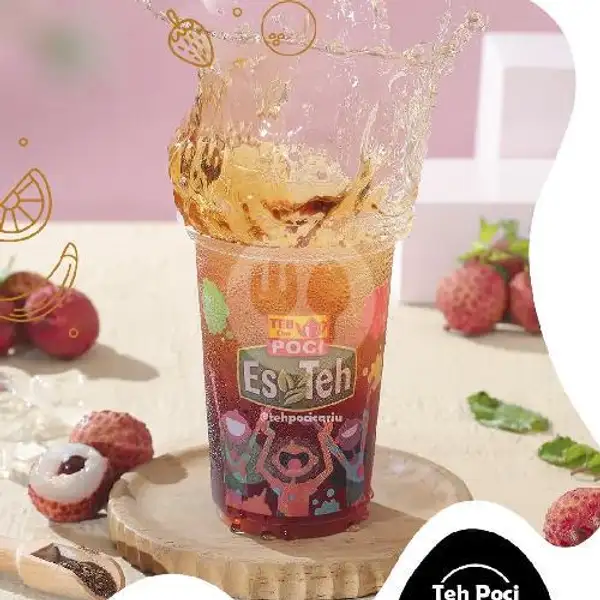 Lychee Iced Tea | Es Teh Poci Pekanbaru