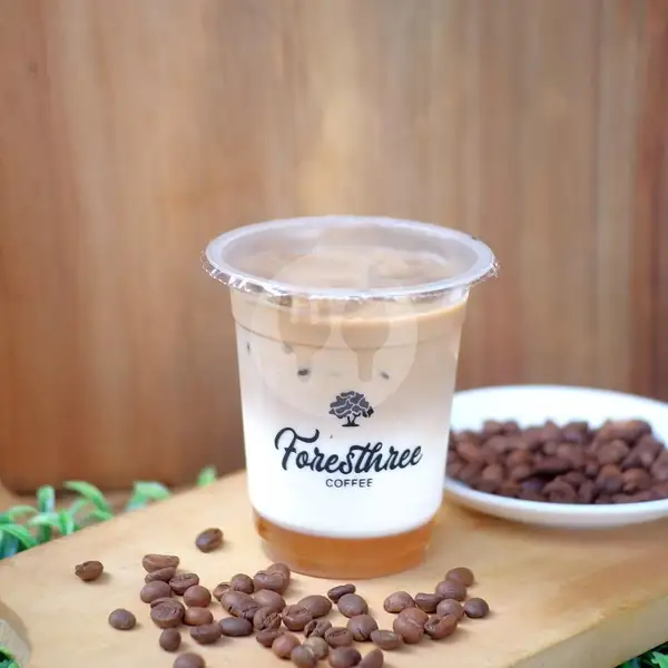Kopi Susu Caramel | Foresthree Coffee, Cipondoh