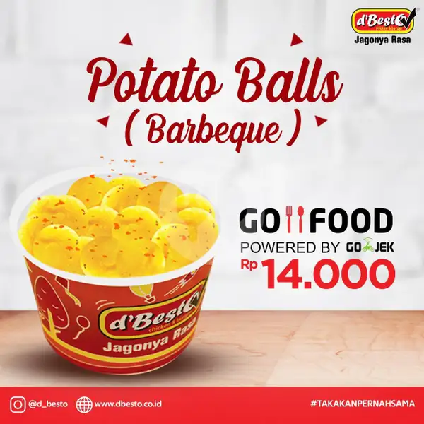 Potato Balls (Barbeque) | dbestO, Asem Baris 2