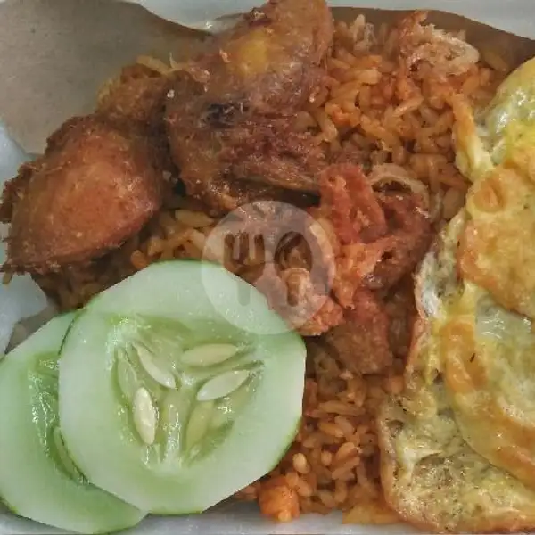 Nasi Goreng + Ayam + Telor | Ayam penyet orange, Permata regency