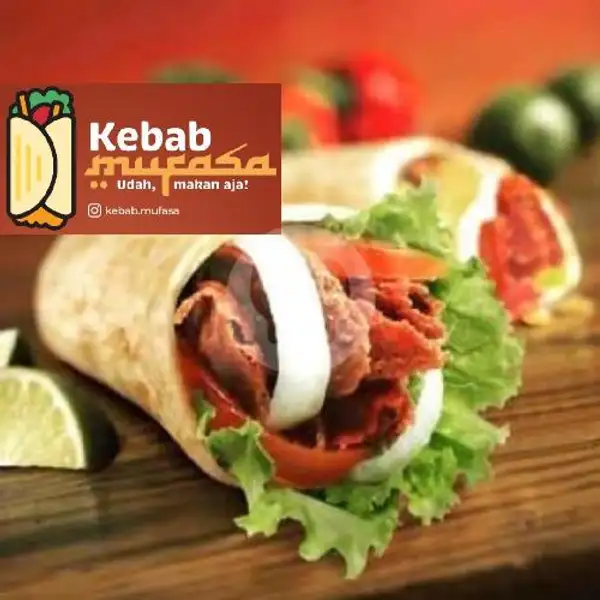 Kebab Reguler Isi Daging + Sosis | Kebab Mufasa