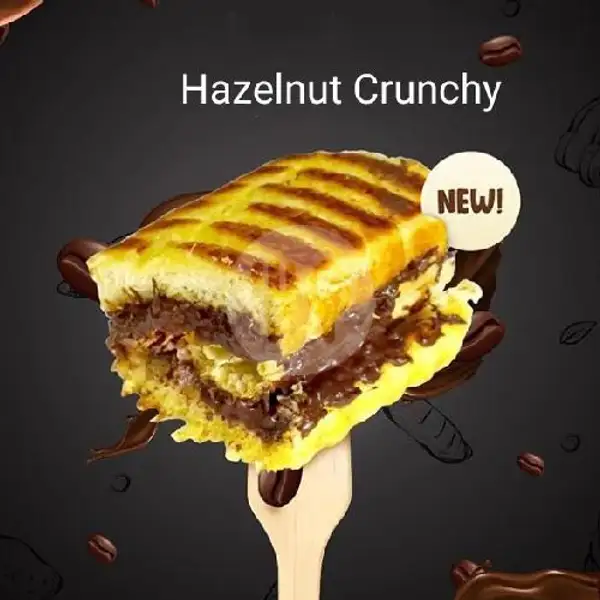 Roti Bakar kadet Hazelnut Crunchy | Roti Bakar & Kukus Shabrina, Cimahi