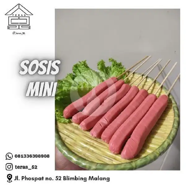 Sosis Daging Sapi Mini | Es Kopi & Jus Teras 52 Blimbing