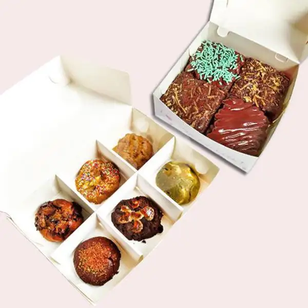 A Box Of 6 Cookies + A Box Of 4 Brownies | Pop Cookies, Bekasi Selatan