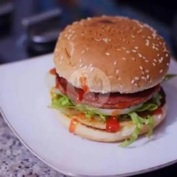 Burger Beef Original Cheese (Daging Tipis) | Zan Burger, M Said